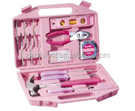 pink toy tool set