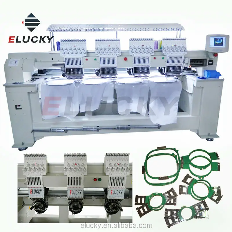New 4 Heads Industrial Hat Embroidery Machines For Sale Buy 4 Head
