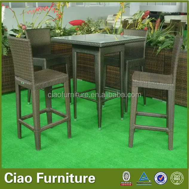Garden Furniture Bar Set /coffee Set - Buy Rattan Patio Bar Set,Cheap