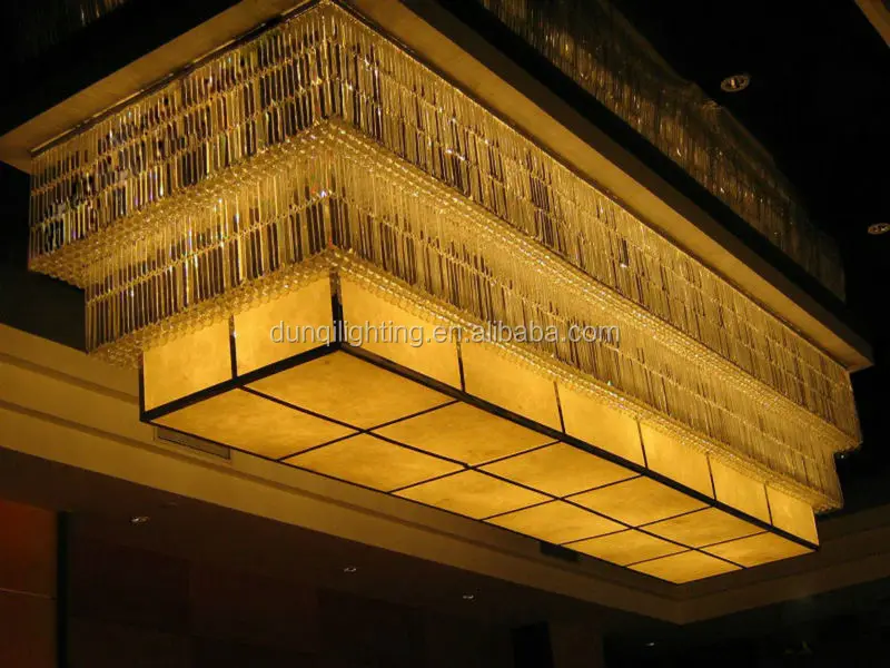 dubai hotel 2016 glass pendent crystal lamp