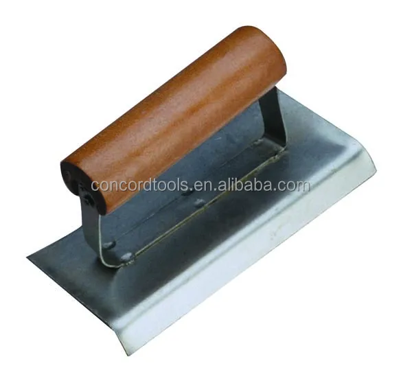 Drywall Concrete Edger Trowel,Carbon Steel Cement Groover Trowel With