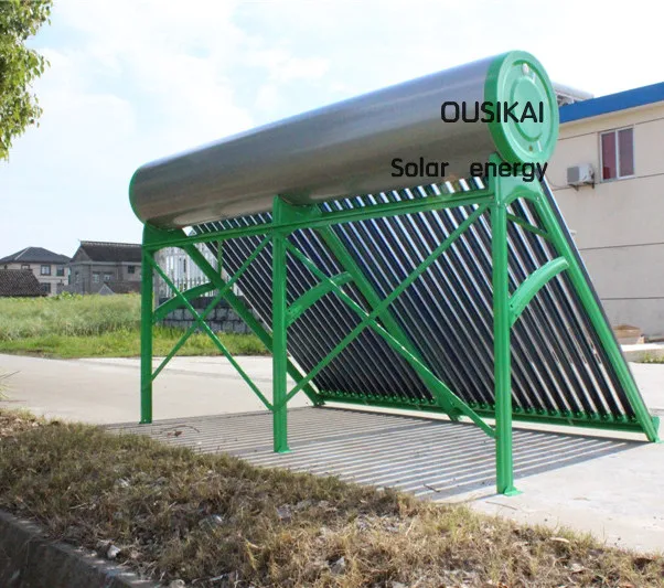 Ousikai 300l Large Non Pressurized Solar Hot Water Heater For South