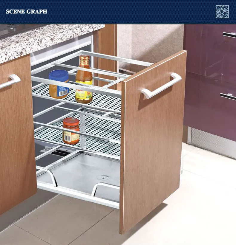 Modern Stainless Steel Kitchen Drawer Basket 201 Buy Kitchen