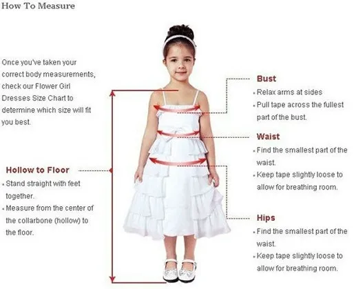 dress size for 6 years old girl