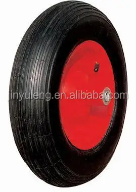 high quality durable 400-8 rubber wheel for hand trolley