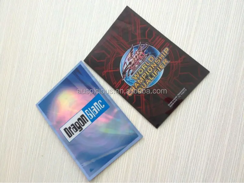 Logo Printed Plastic Card Sleeves Custom Trading Card Sleeves Buy