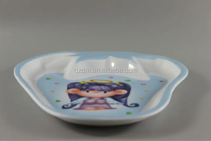 Strawberry Melamine Plate For Kids