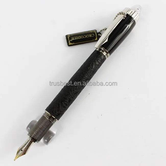 leather fountain pen