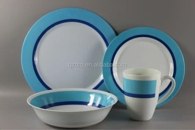 30 Or 100 Melamine Dinner Set Of 5 Pieces For Super Market