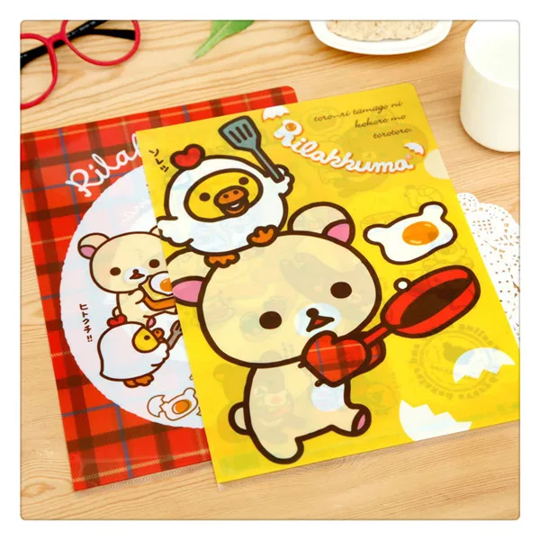 Customized Lovely Cartoon Pp File Decoration With School File