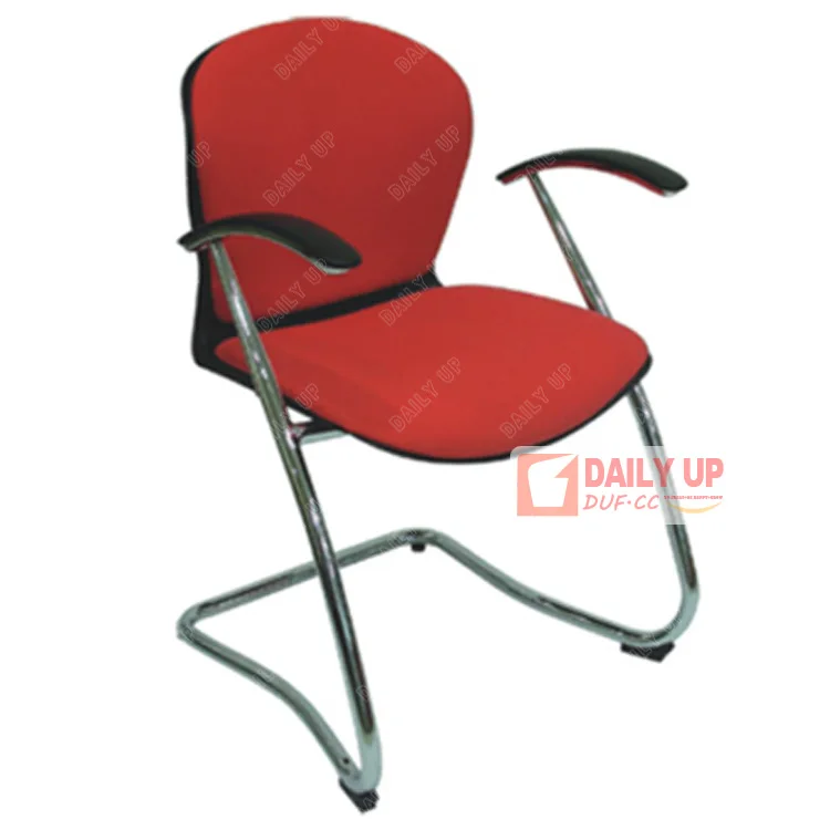 Meeting Room Chair with Upholstery Fabric Assembly Hall Chair Reception High Back Armchair