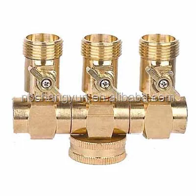 3 Way Garden Hose Splitter - Buy 3 Way Hose Splitters With Valve,Garden