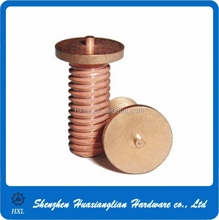 Stainless Steel And Brass Internal Threaded Insert Weld Standoff Stud