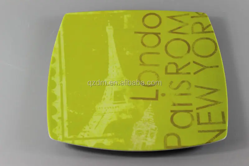 Melamine Square plate , Melamine Dessert dish