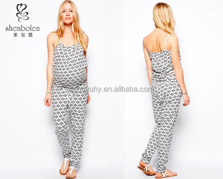 Pregnant Jumpsuit Printed Casual Wear For Pregnant Women Buy Casual