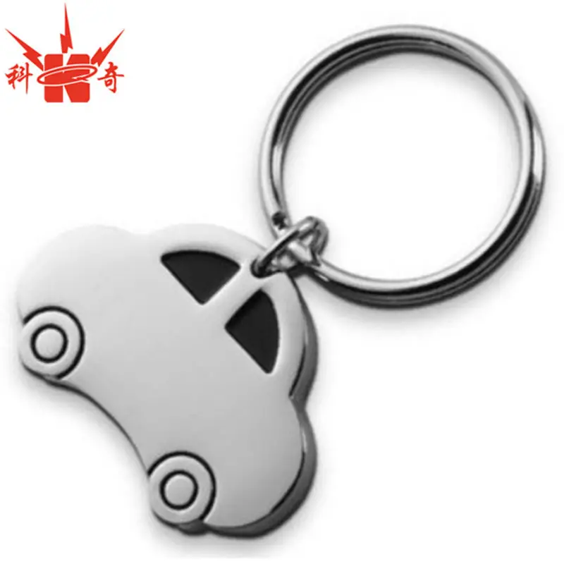 Stylish Letter C Simple Alphabet Key Ring Keychain For Car main image 1