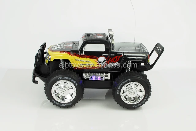 amphibious stunt truck