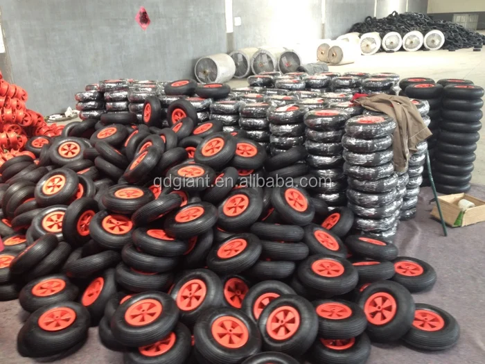 High quality and cheap price plastic rim wheelbarrow rubber wheel