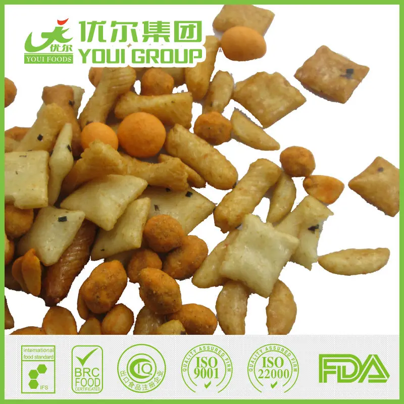 rice cracker mix cated peaut