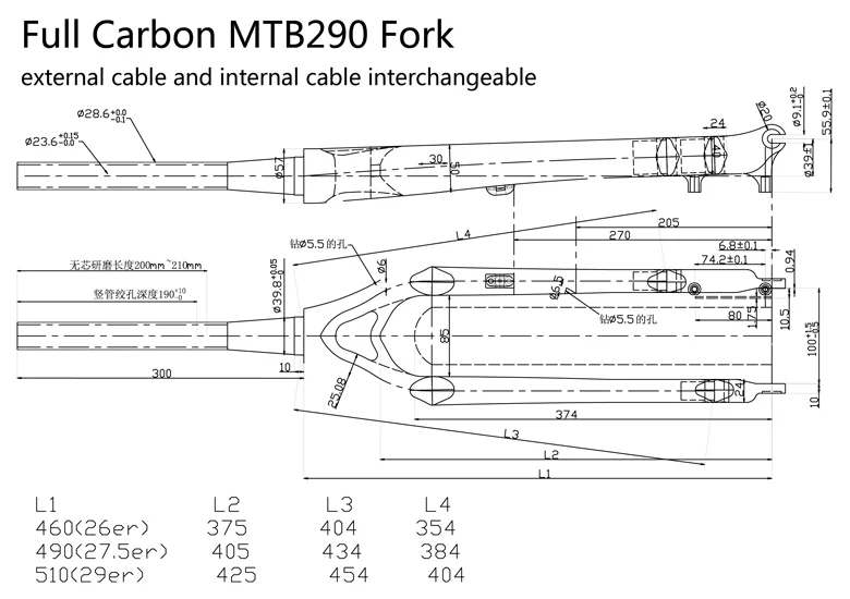 rigid fork disc brake