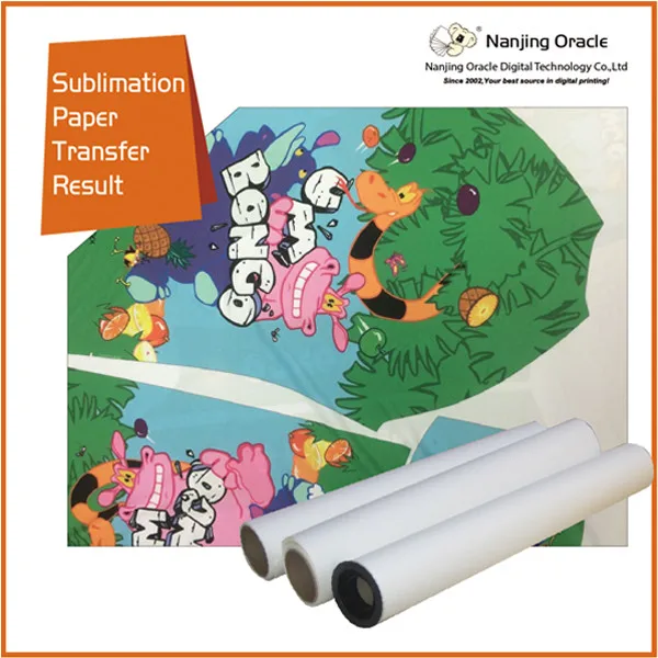 sublimation transfer result