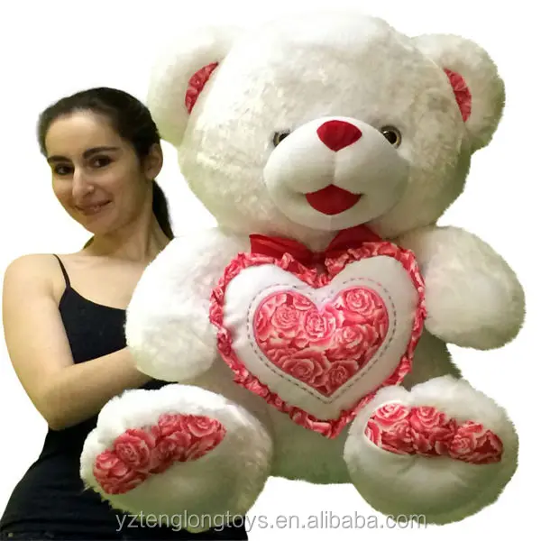 Custom Red Big Teddy Bear Plush Bear With Heart Buy Bear With Heart Plush Toy Bear With Heart Teddy Bear With Heart Product On Alibaba Com