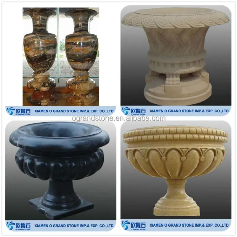Outdoor Tall Wholesale Natural Garden Stone Planter Pots Buy Stone