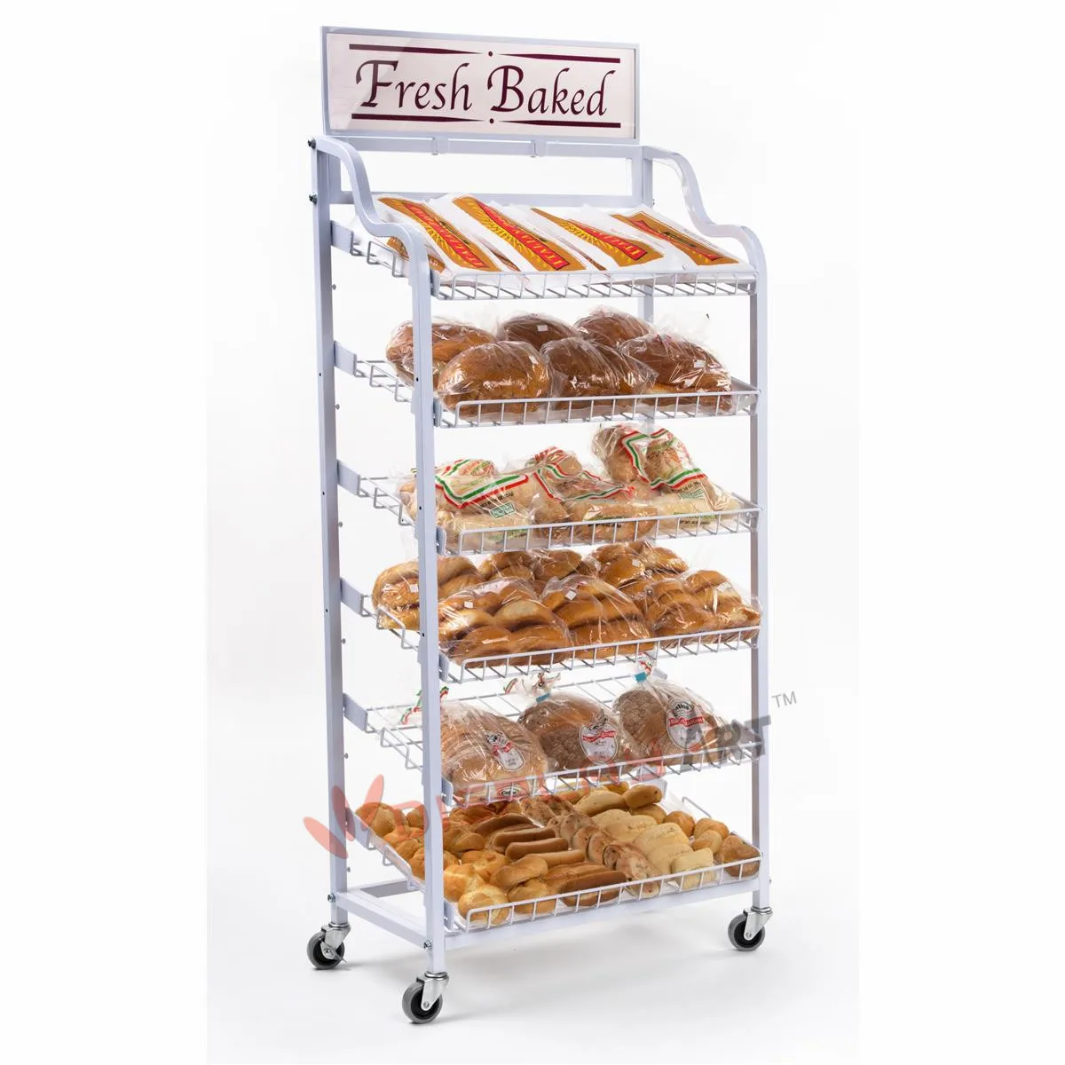 Bread Display Rack for Retail Store and Bakery, View Bread Display Rack