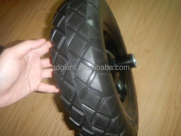 Prevent gas leakage pu foam wheel 16 inch