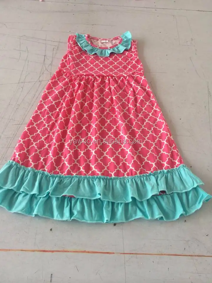 Simple Design Baby Girl Summer Dress For Girls Of 7 Years Old Baby Girl ...