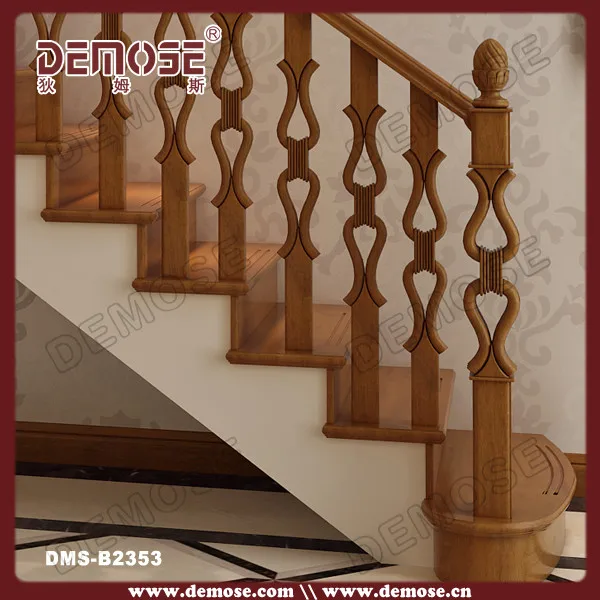 Indoor Wooden Stair Railing Designs - Buy Indoor Wood Railing Designs ...