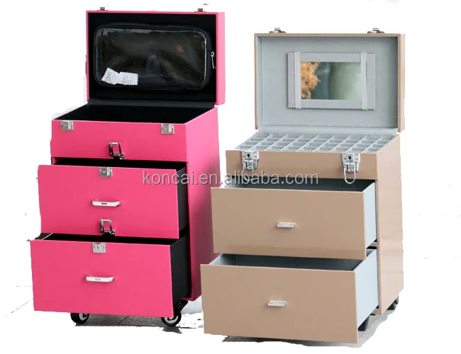 2017 Wholesale Beauty Makeup Storage Drawers High Quality Pvc