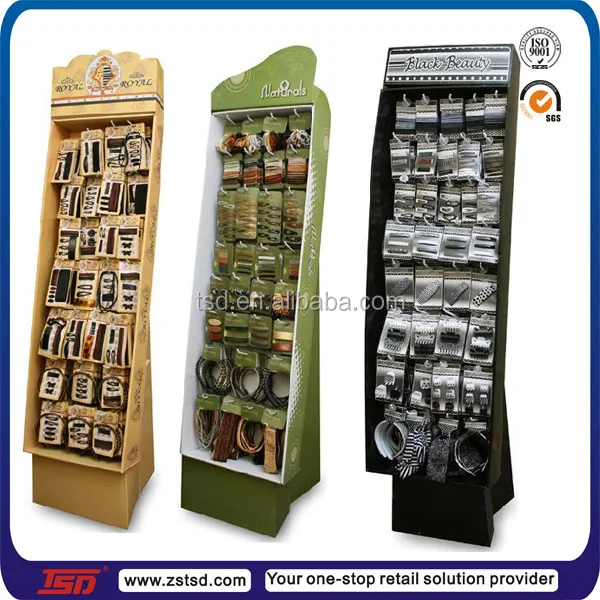 Tsdw214 Custom Retail Store Floor Rotating Hair Bow Display Rack/hair