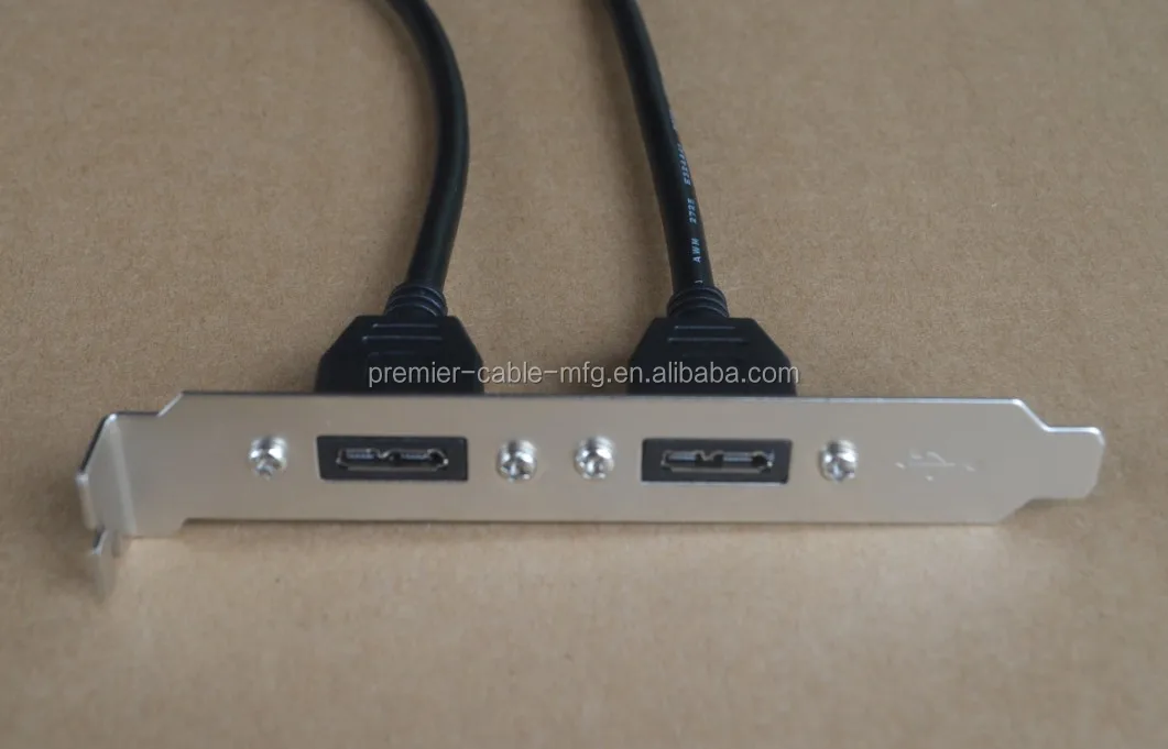 Usb3.0 Microb Panel Mount Extension Cable Mf Buy Usb3.0 Microb