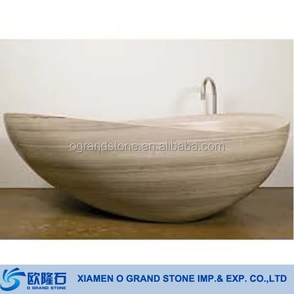 Freestanding Natural Pebble Stone Bath Tubs,High Quality Stone Bath For