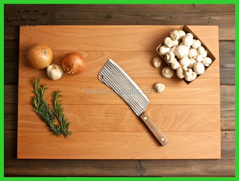 rustic chopping board