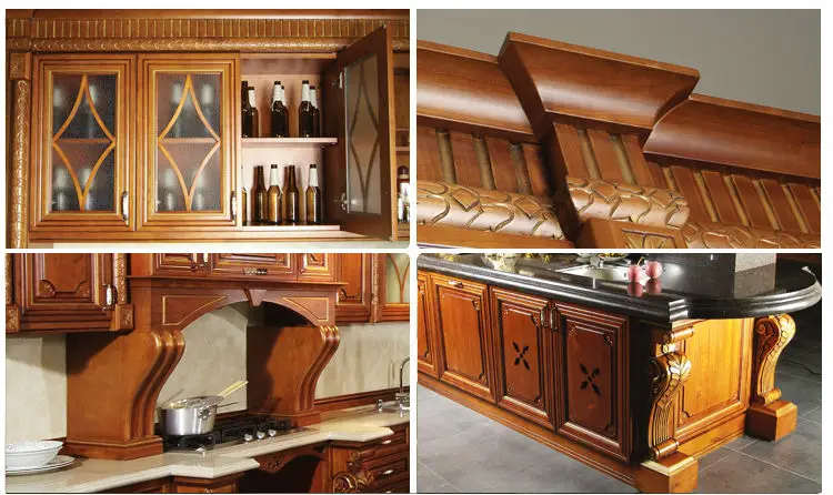 Cerezo Cocina Gabinetes De Cocina De Madera De Cerezo - Buy Cocina De