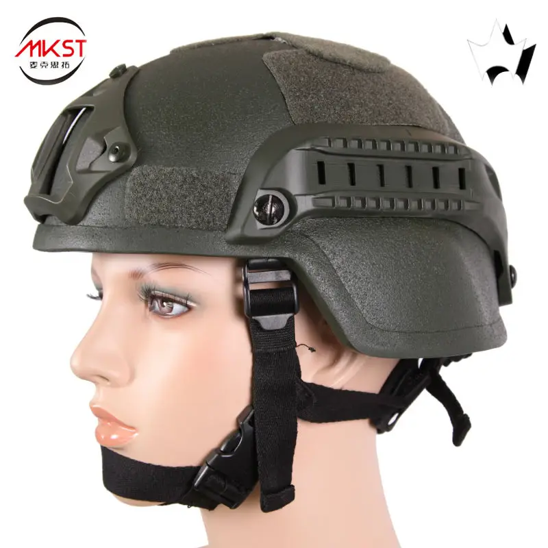 Military Armored Mich Kevlar Bullet Proof Helmet - Buy ...