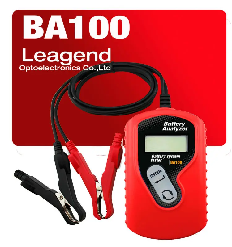 LCD screen auto battery tester with precise test result
