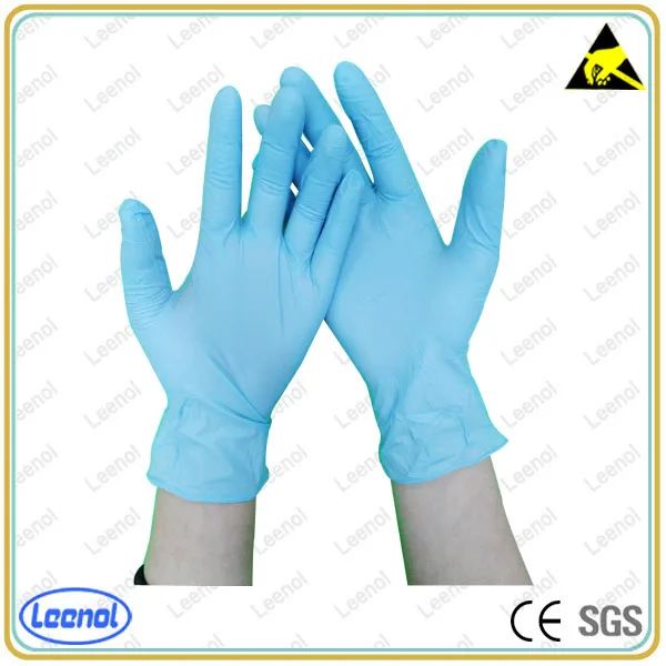 Ln8010 Wholesale 100 Nitrile Material Safety Nitrile Glove With