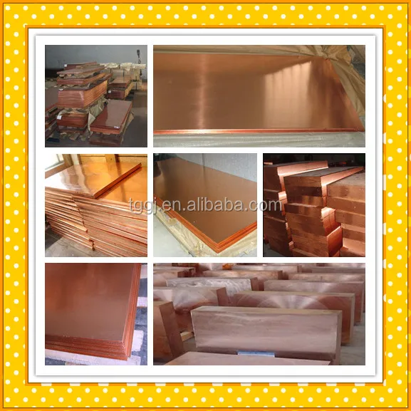 C11000 C10200 C17200 Copper Plate/ Copper Sheet Supplier Price Buy
