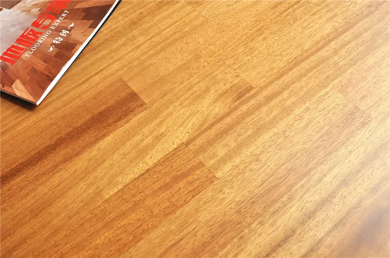 3ply 3 Strip Engineered Wood Flooring Iroko 2200x189x14(3)mm Factory