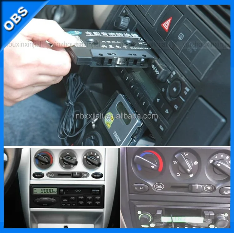 3.5mm Aux Car Audio Cassette Tape Radio Adapter For Iphone Ipod Mp3 Cd