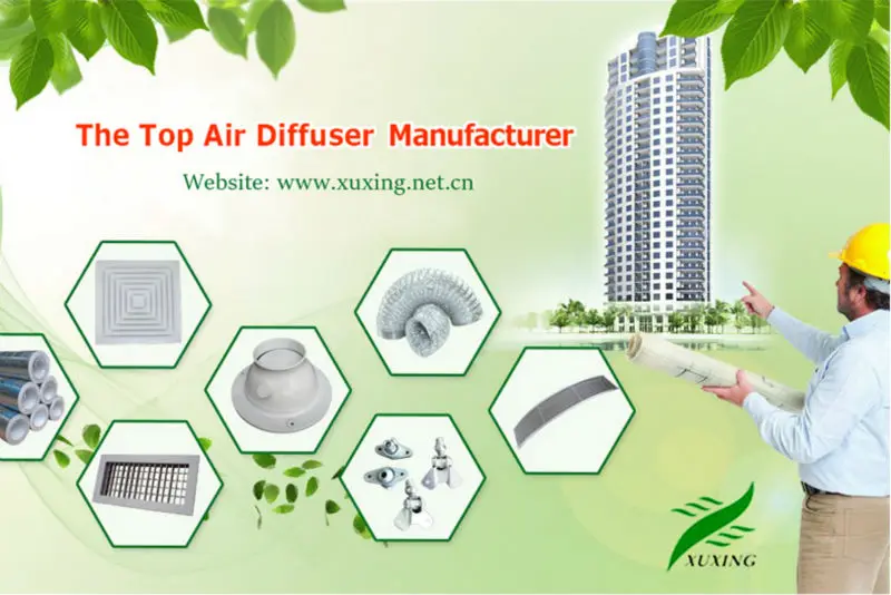 Hvac Fixed Type Aluminum Air Diffuser Titus Return Air Grilles
