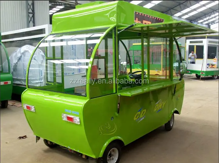 Customized Electric Vegetable Vending Cart Fruit Display Cart Buy