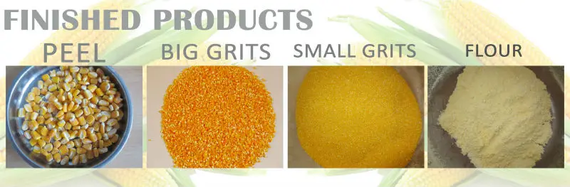 Lucao high tech machinery 6FW-D1 corn grits milling machine