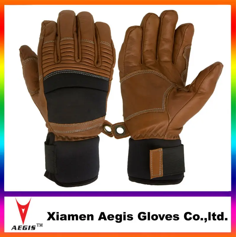 brown leather ski gloves,mens brown leather gloves,warm winter ski ...