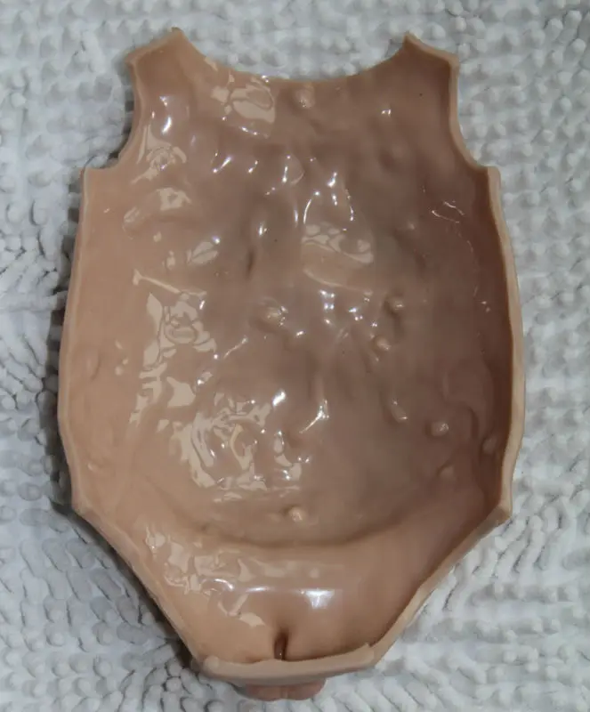 Reborn Belly Plates Silicone Vinyl Very Soft Painted Lifelike Boy Belly