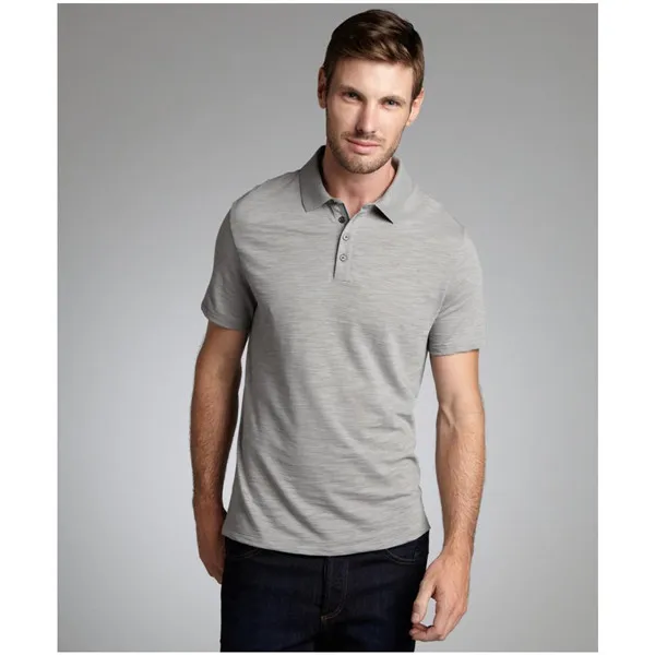 mens grey polo shirt