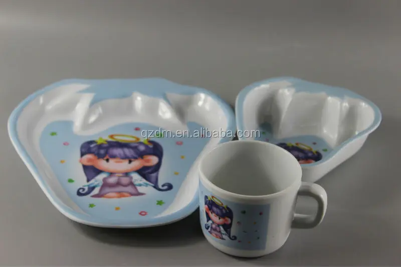 Fruit Shape Melamine Dinner Set For Baby